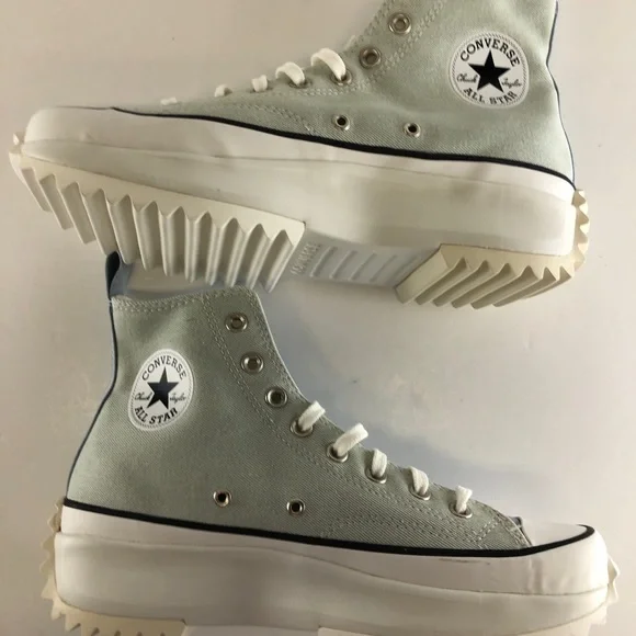 Converse Summer Denim Run Star Hike Blue Mens 9 Unisex Casual Lifestyle … - Picture 7 of 12